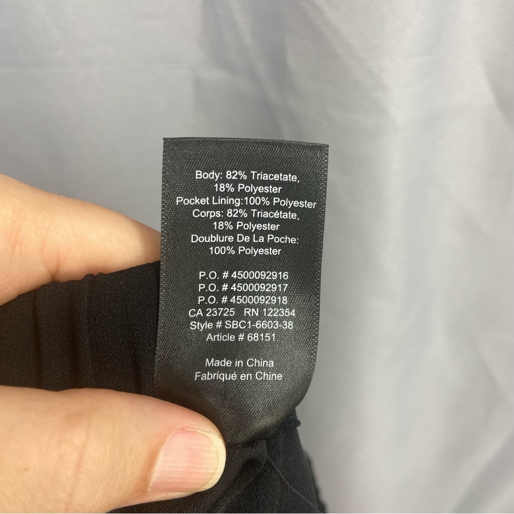 Babaton Dexter Pant Jogger Black Green Tuxedo Stripe Size Small - Picture 7 of 7